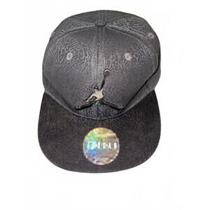 Air Jordan Jumpman Elephant Print‎ Youth Black Snapback Baseball Hat Cap BLACK